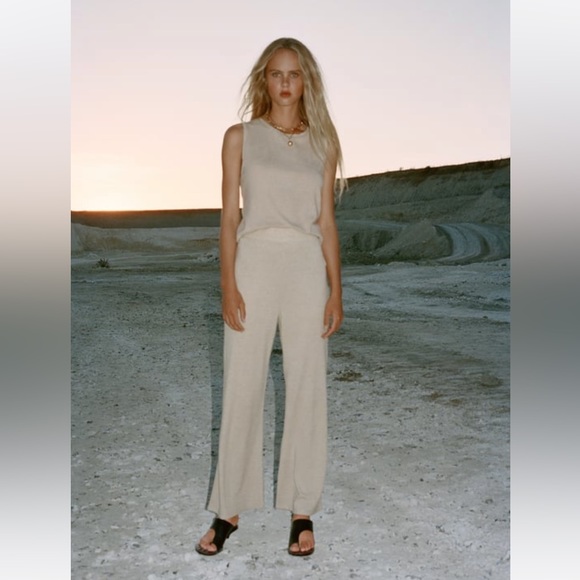 Zara cream colored tank top- super soft - Picture 1 of 4